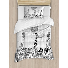 Fashion Women Catwalk Duvet Cover Set