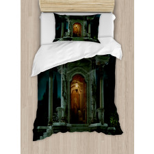 Roman Pavilion Mystic Duvet Cover Set