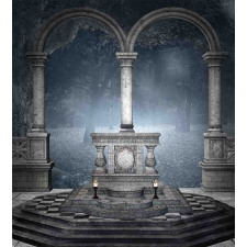 Roman Style Stone Altar Duvet Cover Set