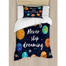 Outer Space Star Cluster Duvet Cover Set