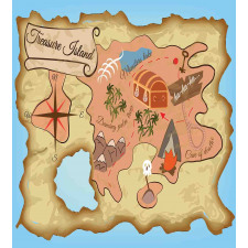 Treasure Map Adventure Duvet Cover Set