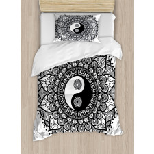 Bohemian Mendi Art Duvet Cover Set