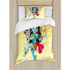 Cartoon Eastern Figure Duvet Cover Set