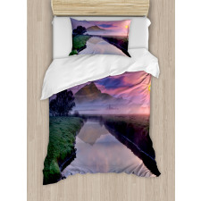 Misty Sunrise Sunnny Sky Duvet Cover Set