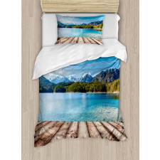 Lake Forest Mountain Duvet Cover Set