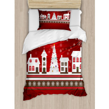 Winter Theme Tree Duvet Cover Set