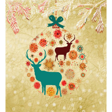 Reindeer in Winter Duvet Cover Set