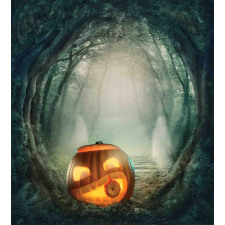 Pumpkin Enchanted Forest Duvet Cover Set