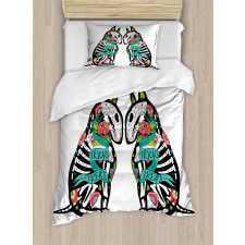 Skeleton Demon Duvet Cover Set