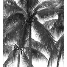 Coconut Palms Tropical Duvet Cover Set