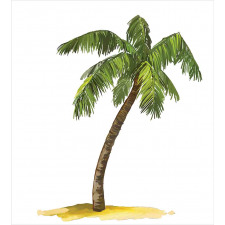 Cartoon Palm Trees Duvet Cover Set