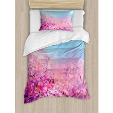 Cherry Spring Theme Duvet Cover Set