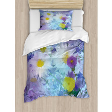 Vintage Flower Pastel Duvet Cover Set