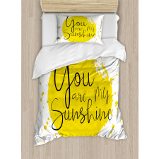 Splash Inspirational Duvet Cover Set