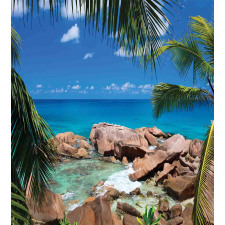 Palm Tree Coastline Duvet Cover Set