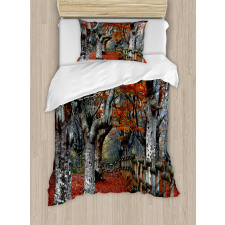 Beech Forest Autumn Duvet Cover Set