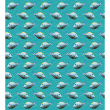 Fish Nautical Animal Art Duvet Cover Set