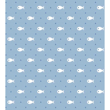 Little Fish Aquatic Life Duvet Cover Set