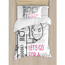 Lets Go for a Spacewalk Duvet Cover Set