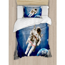 Planet Earth Art Outer Duvet Cover Set