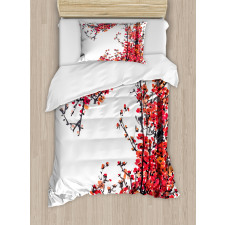 Blossom Cherry Sakura Duvet Cover Set