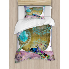 Animals of the World Story Duvet Cover Set