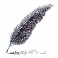 Antique Feather Pen Art Duvet Cover Set