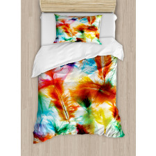 Puffy Dreamy Feathers Duvet Cover Set