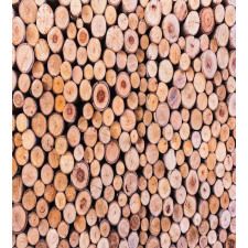 Wooden Lumber Tree Logs Duvet Cover Set