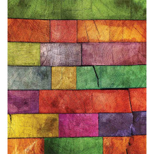 Rainbow Timber Art Duvet Cover Set