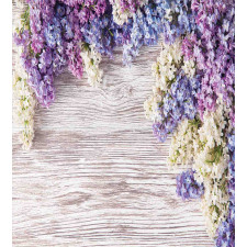 Lilac Flowers Bouquet Duvet Cover Set
