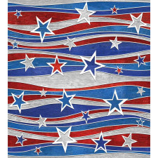 Abstract USA Flag Duvet Cover Set