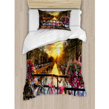 Holland Urban Bikes and Canal Duvet Cover Set