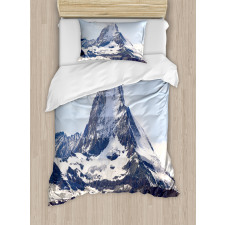 Glacier Summit Scenery Duvet Cover Set