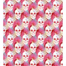 Skull and Corals Duvet Cover Set