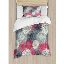 Hand Drawn Floral Art Duvet Cover Set