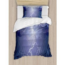 Thunderstorm Dark Clouds Duvet Cover Set