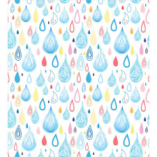 Funny Raindrop Autumn Duvet Cover Set