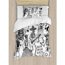 Dancing Skeletons Duvet Cover Set