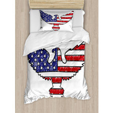 Patriotic Eagle Duvet Cover Set