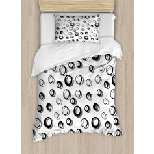 Minimalist Rounds Duvet Cover Set