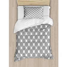 Rotated Lines Duvet Cover Set