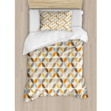 Angled Cyclic Tile Duvet Cover Set