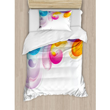 Abstract Paintbrush Duvet Cover Set