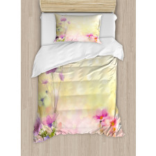 Vintage Magnolia Blooms Duvet Cover Set