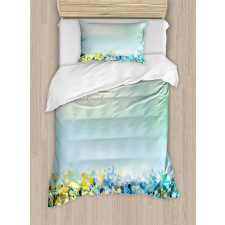 Aqua Painting Effect Duvet Cover Set