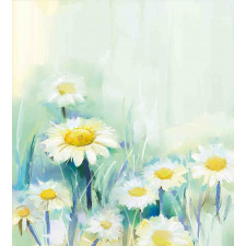 Daisy Flower Field Art Duvet Cover Set