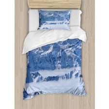 Clouds on Summit Fog Duvet Cover Set