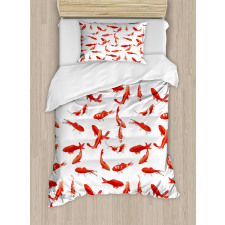 Koi Shoal Marine Duvet Cover Set