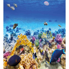 Ocean Corals Goldfish Duvet Cover Set